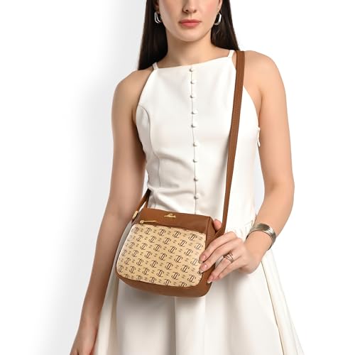 Image of Lavie Women's Mono LL Farah Crossbody Sling Bag | Ladies Purse Handbag | Gift for Women