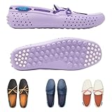 People Footwear Boat Shoes, Water Shoes for Men and Women, Just Slip On for Comfort and Style, These Stylish Rubber Loafers are Lightweight, Waterproof & Anti-Slippery - Perfect for Outdoors, Lavender