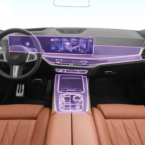 Protection d'écran de navigation GPS contre les rayures sur BMW G07 X7 G67 2023-2024 avec film TPU