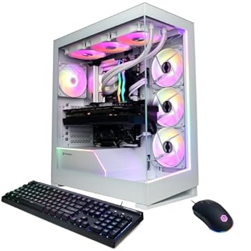 CyberPowerPC Gamer Xtreme VR Gaming PC, Intel Core Ultra 9 285K 3,7GHz, GeForce RTX 5090 32GB, 64GB DDR5, 4TB PCIe Gen4 SSD, WiFi Ready & Windows 11 Home (GXiVR8600A5)