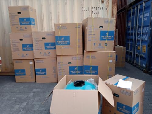 Image of WATERTECH SYSTEMS Swimming Pool Cleaning Set, Filter 625 mm Dia, Vacuum Set, 0.75 HP Prefilter Pump, 9 m Hose Pipe, 14 Inch Portable Vacuum Head, Heavy Duty Trolley, Telescopic Rode with Deep Net