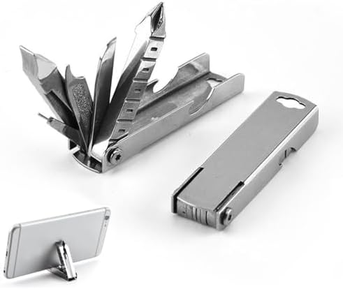 Mini Herramienta Multiherramienta, 8 En 1, Plegable, Multifunción...