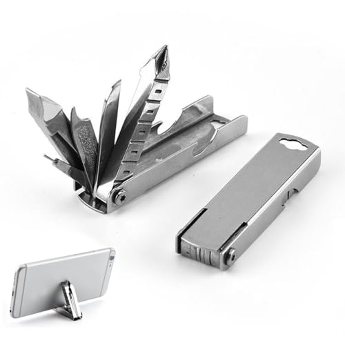 JUGUTA Mini Multi-Tool, 8 in 1, Foldable, Multi-function, Stainle...
