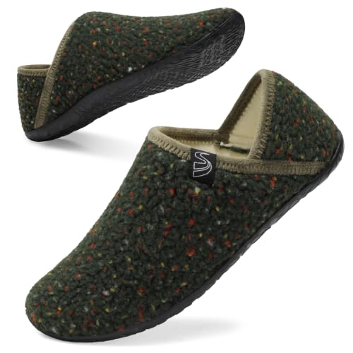 Image of Spesoul Fuzzy House Slippers for Women Men Indoor Closed Back Lightweight Cozy Faux Furry Lining Barefoot House Shoes Slipper Socks for Bedroom Home Office Yoga Outdoor Walking Shoes