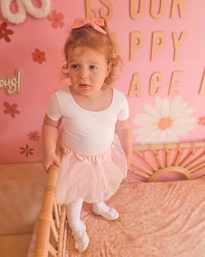 Image of Stelle Leotard for Girls Black Ballet Dance Leotard Gymnastics Outfits with Bow Back (Toddler /Little /Big Kids)