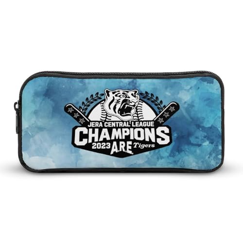 阪神 リーグ 優勝記念 タイガース文具ケース ペンケース 収納グッズ 筆箱 ペンバッグ 筆入れ 多機能 学用品収納 大容量軽量 伸縮性が良く、繰り返し使用可能 傷防止 防汚 掃除が簡単 いろいろな文房具を収納 オフィス小物 コスメバッグとして 男女兼用 携