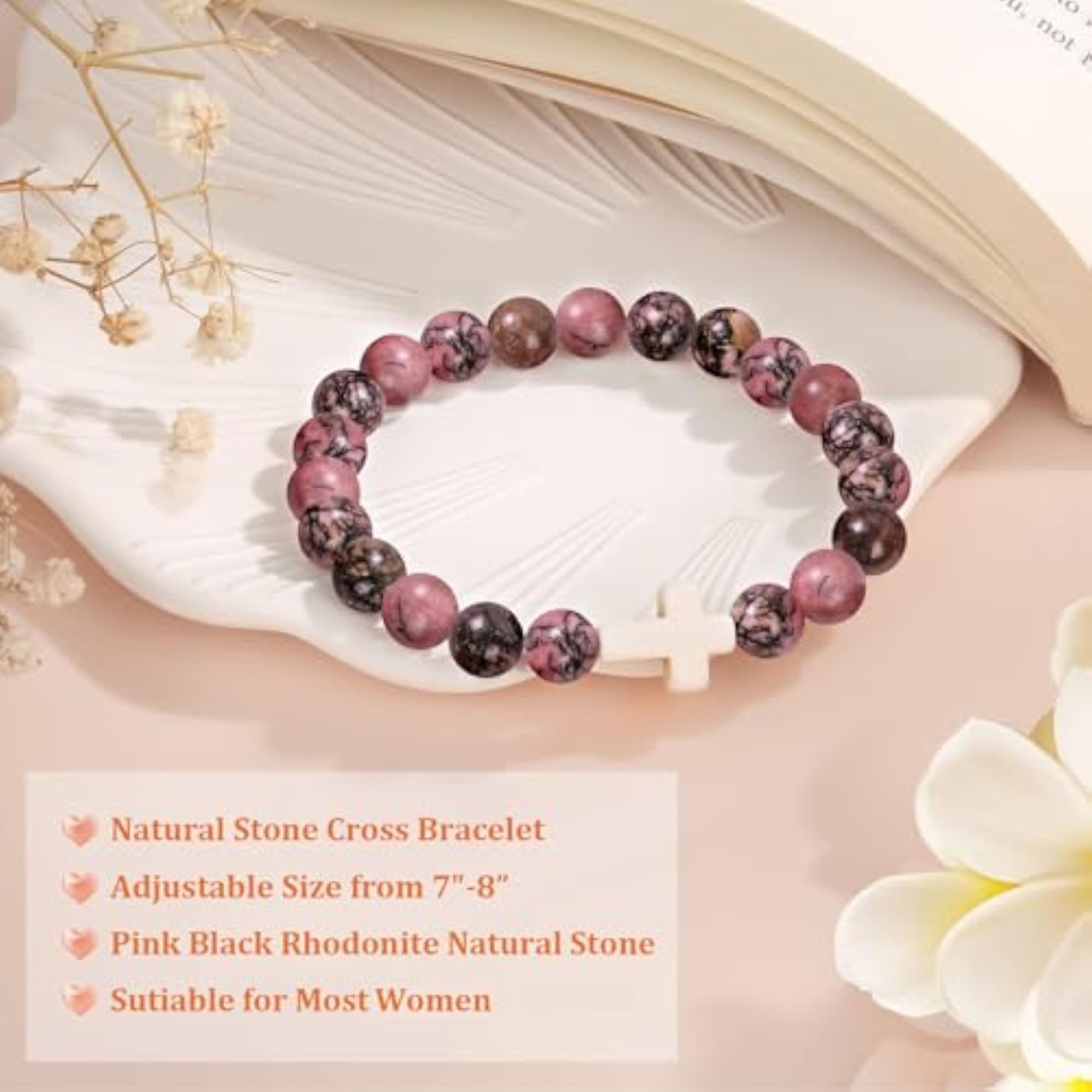 Women's Christian Cross Bracelet, Religious Gift