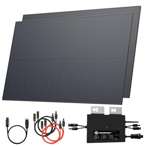 Solarway® 880W Balkonkraftwerk 800W komplett Steckdose -...