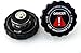Wialufip Aluminum Radiator Cap CNC Machined 15 LBS 1.1Bar,BLACK
