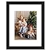 Golden State Art 11x14 Photo Wood Frame with Mat for 8x10 Picture BLACK