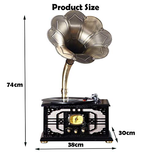 Haut-Parleur Rétro, Gramophone Vintage Tourne Disque avec La Lecture De La Carte TF, Lecture De Disque U, sans Fil… - Les Beatles, Paul McCartney, John Lennon, RIngo Starr, George Harrison Haut-Parleur Rétro, Gramophone Vintage Tourne Disque avec La Lecture De La Carte TF, Lecture De Disque U, sans Fil… – Image 8
