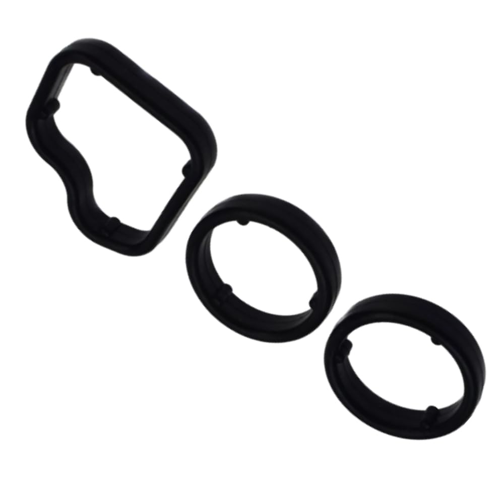 Juntas de enfriador de aceite, juego de juntas de enfriador de aceite de motor, kit de reparación compatible con Audi A1 (8X1, 8XK) 1.6 TDI, 03L198070