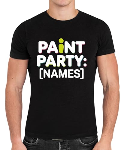 Fun Interest Tee with Name Shared Passion Hobby Group Style Painting - Paint Party