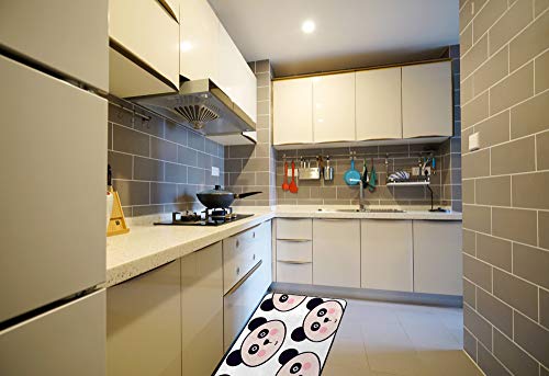 Tapis de cuisine antidérapant motif chat pour protéger le sol