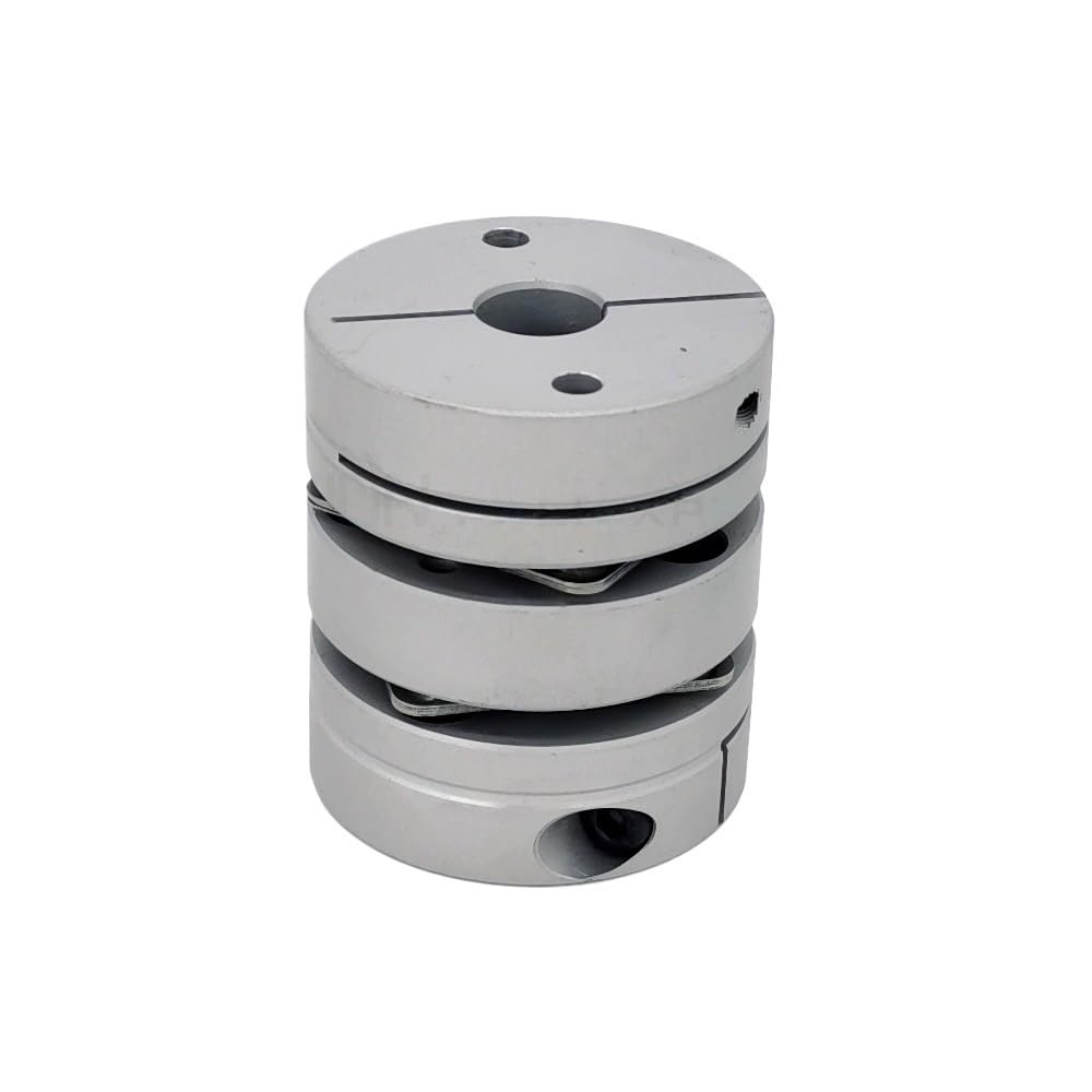 Accouplement d'arbre à Double diaphragme, diamètre extérieur 56 mm, 12 mm, 12,7 mm, 14 mm, 15 mm, 16 mm, 17 mm, 18 mm, 19 mm, 20 mm, 22 mm, 24 mm, 25 mm(12.7x20mm)