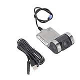 USB Dash Cam, 1080P DVR Dual Car Driving Recorder with Loop Recording, Motion Detection, ADAS Distance Warning Car Recorder for Vehicles