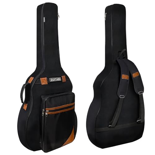 NAGAN Acoustic Guitar Bag 0.5-inch Extra Thick Padding, 40 41 42 inch Gig Bag with Dual Adjustable...