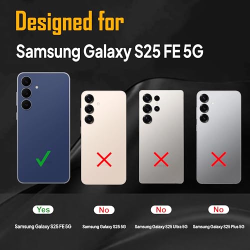 Image of Zapcase Back Case for Samsung Galaxy S25 FE 5G | Slim Lifetime Anti-Yellow Crystal-Clear Cover with Elevated Camera Protection & MagSafe Compatibility | Premium German Polycarbonate | Clear