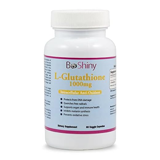 L-glutatión Píldoras blanqueadoras para la piel 1000 mg Antienvejecimiento Reducir las manchas oscuras Desintoxicación saludable Aminoácidos potentes para la piel del cerebro Sistema inmunitario