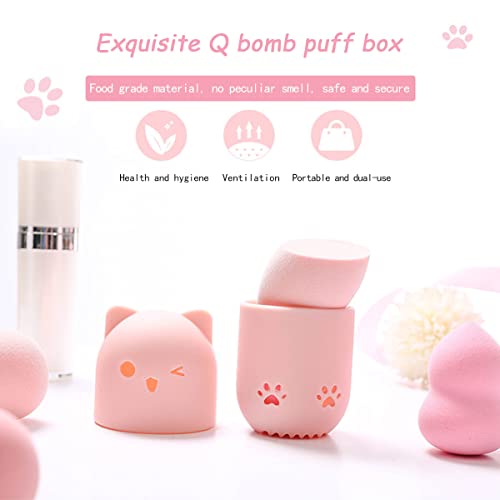 4 Pcs Supporto per Spugna per Trucco,Widesmart