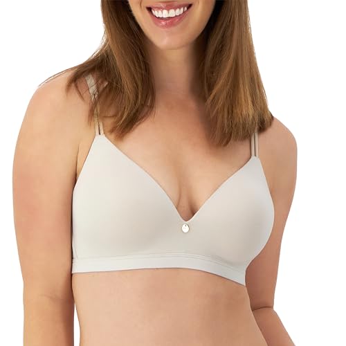 Image of Maidenform Women's Wireless Bra, Everyday Luxe T-Shirt Wireless Bras for Women, Convertible Straps, Smoothing