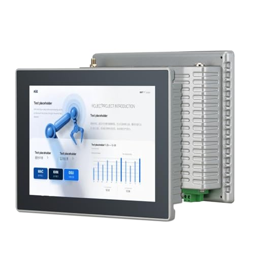 Image of 8 inch Touchscreen Monitor,Ratio 4:3 Wall Mounted Industrial Touch Screen Tablet with HD-MI Out,WiFi & BT,Build-in Speakers & VESA,Android 11 RAM 4G & ROM 32G Suitable for POS,Kitchen