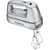 Cuisinart HM-90BCS Power Advantage Plus 9-Speed Handheld Mixer with Storage Case, Brushed Chrome & Set of 3 Fine Mesh Stainless Steel Strainers