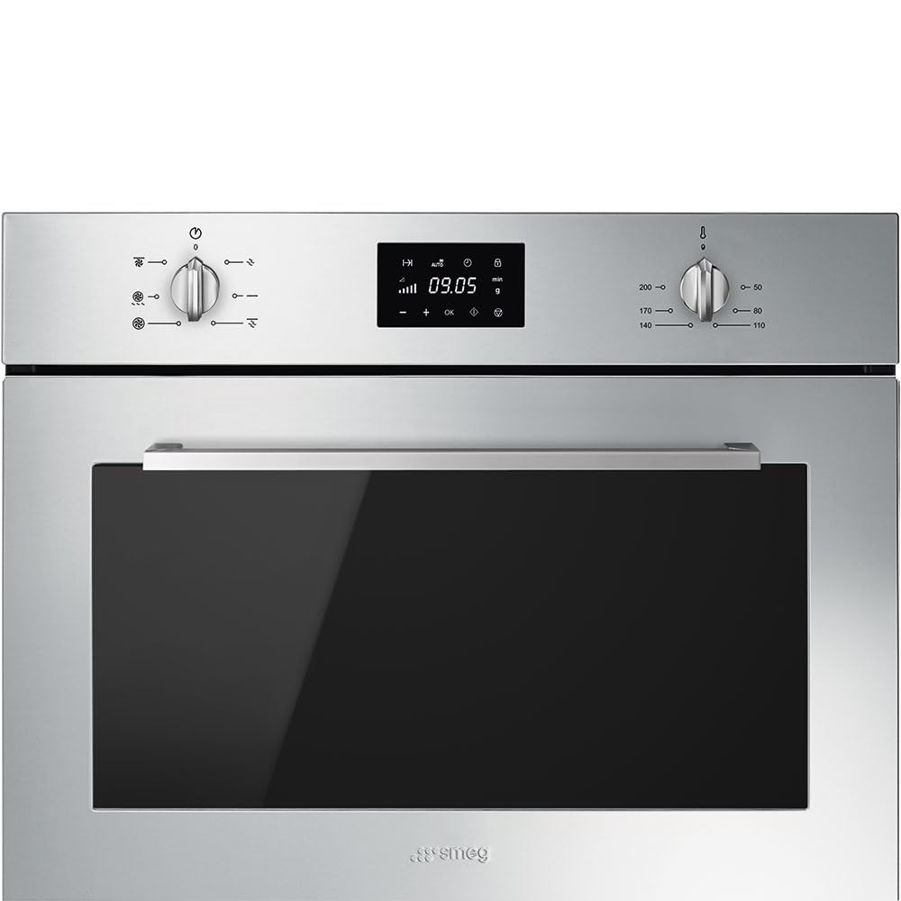 Smeg SF4400MCX1 - Forno Compatto, Cottura Microonde Combinato, 44 litri