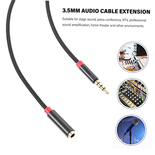 Cable extensor auxiliar estéreo de 2m Jack 3.5mm Mikikit miniatura 5