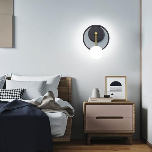Image of XEYOU 18W Modern Wall Sconce Lighting Indoor LED Creative Wall Light Fixture Clock Shape Decoration Wall Lamp for Living Room Bedroom Stair Corridor