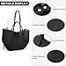 Juoxeepy Work Bag Faux Leather Tote Bag for Women Trendy Handbag Purse Fall Shoulder Bag with Magnetic Closure