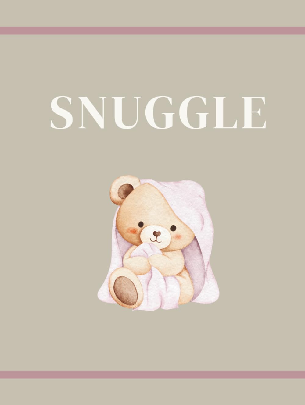 Livre décoratif haut de gamme Snuggle avec couverture rigide mate