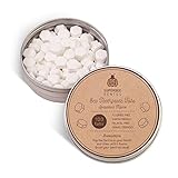 SuperBee Dentos Eco Zahnpasta Tabletten | Wiederverwendbare Dose mit 100 Zahnputz Tabs | Eco-friendly, Plastik-Frei, Natürlich | Saubere Zähne, Frischer Atem