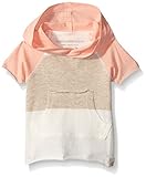 Burt's Bees Baby Girls' Organic Hooded Bold Stripe Tunic