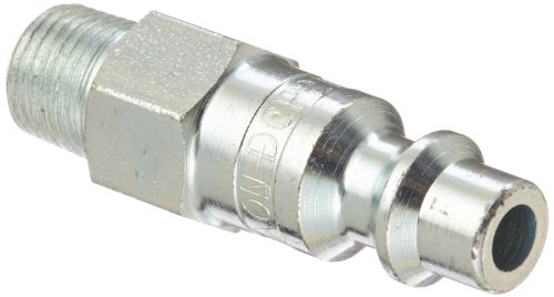 Dixon Valve DCP2101 Steel Air Chief Industrial Interchange Air Fitting, Quick-Connect Plug, 1/4