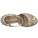 Buffalo London Women's Ankle Strap, Beige 168, 9.5