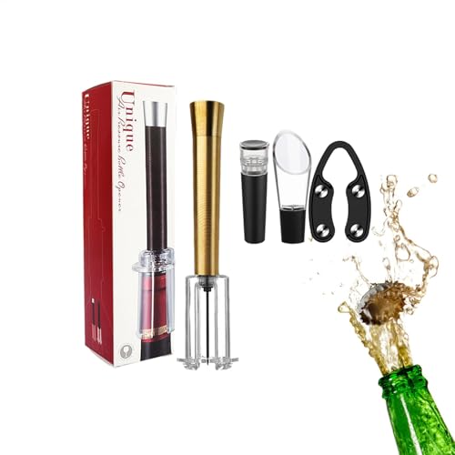 Juego De Abridor De Vino, Juego De Abridor De Botellas De Vino Tinto | Kit De Abridor De Vino Multifuncional,Kit De Abridor De Vino, Kit De Apertura Manual De Botellas Para, Hogar O Exterior