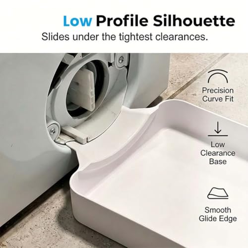 Leak-Proof Washing Machine Drain Tray with Drain Funnel - Easy Install Drainage Pan for Laundry Rooms, Apartments & Basements - Image 2