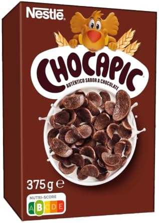 Chocapic Cereals Breakfast 375 g Chocolate wheat and corn cereals toasted with chocolate (Valentinas Market)