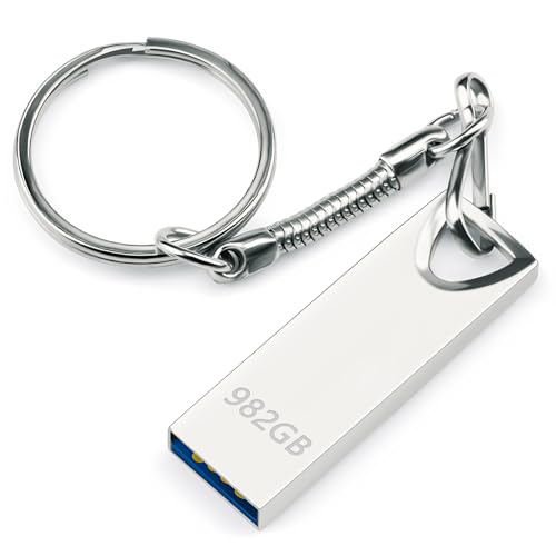 Chiavetta USB 982GB Pen Drive 3.0 Alta velocità Portable Penna USB Impermeabile USB Flash Drive per Computer/PC/Dati/Smartphone/Player (982, GB)
