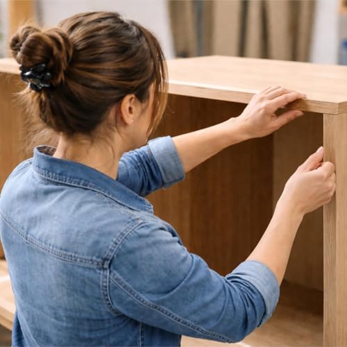 cyclingcolors 1x Kantenumleimer Kantenband aus ABS ohne kleber 23 mm x 5 m Dicke 0,8 mm Regal Möbelplatte Arbeitsplatte Holzlaminat, Schiefer Scivaro matt