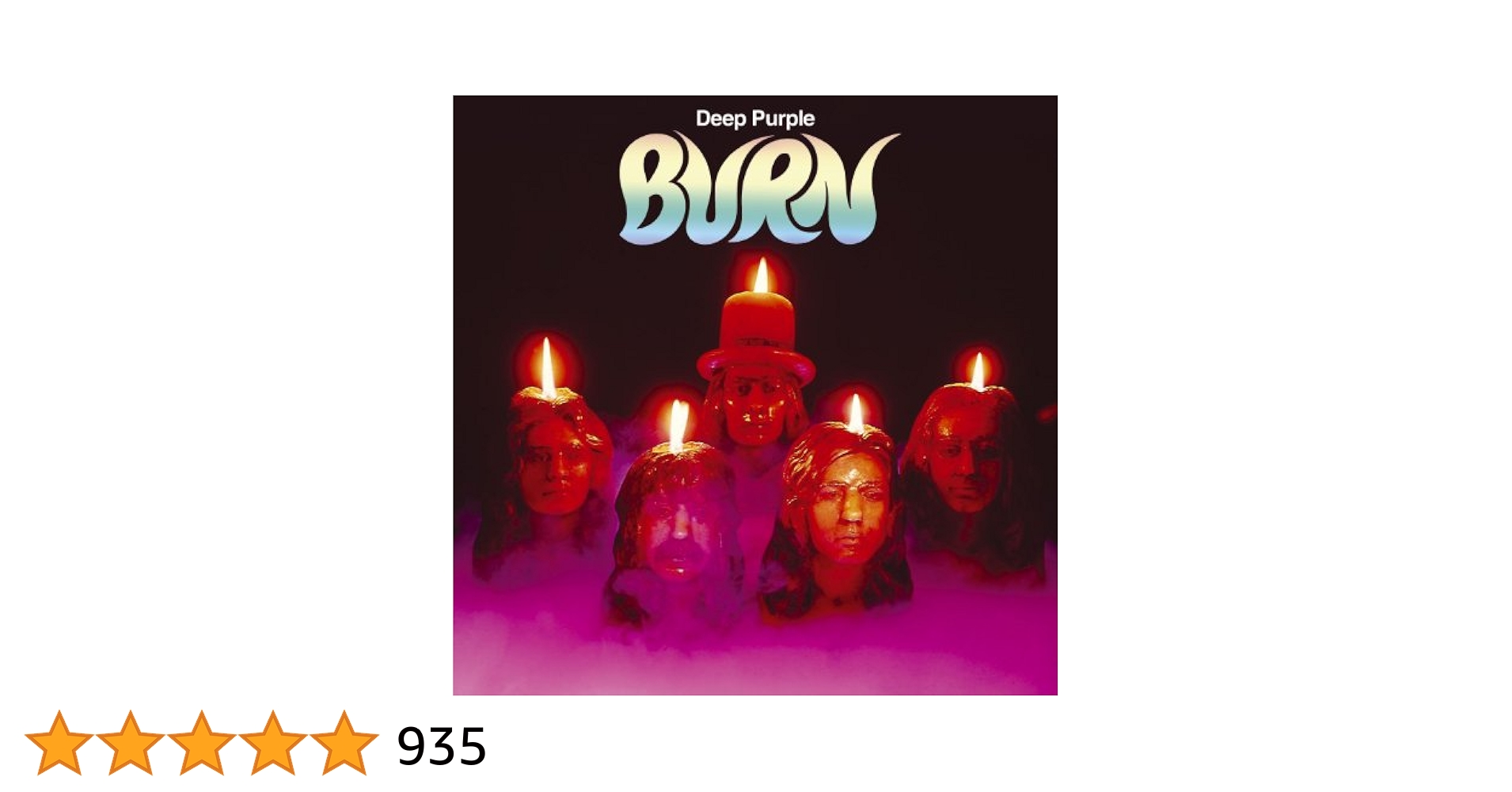 盤面傷無し・再生確認済み】LPレコード DEEP PURPLE／BURN 洋楽