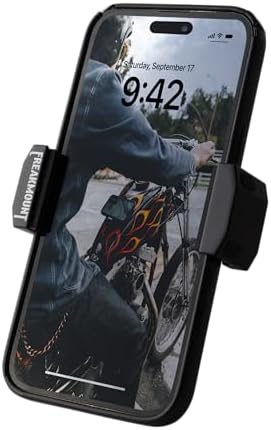 FREAKMOUNT 2.0 Magnetic Motorcycle Phone Mount - Compatible with Harley Davidson - Premium Billet Aluminum Holder for Gas Tank, High-Speed Magnet Accessories - Fits Most Phones, Black