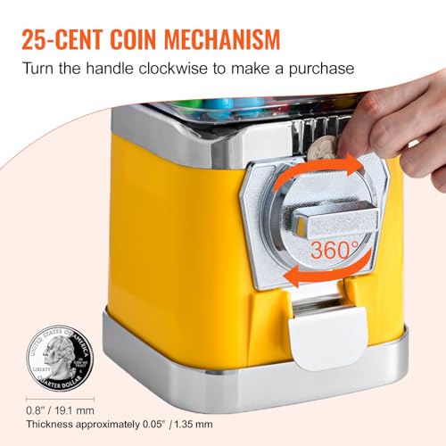 Image of VEVOR Vending Machine, Classic Gumball Bank, Huge Load Capacity Candy Gumball Machine, Mini Vending Machines, Gumball Dispenser Machine for Kids, Perfect for