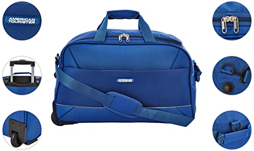 American Tourister Poler Wheel 55 cms Navy Travel Duffle Strolley Bag (FW8 (0) 41 001) 4 41FzoAs00WL