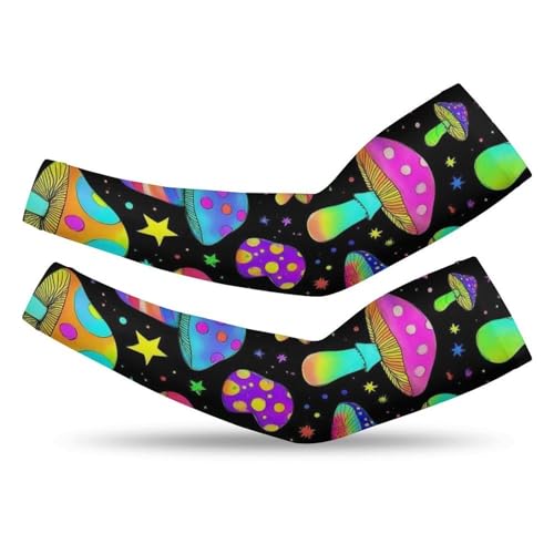 Fashion UV Protection Elbow Sleeve For Men And Women Compression Arm Sleeves Goth Gothic Magic Hippie Trippy Mushrooms