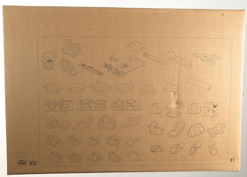 Play-Doh Ultimate Fun Factory, Great First Play-Doh Set Multipack Set for Kids 3 Years and Up, 47 Tools, 12 Non-Toxic Colors (Amazon Exclusive) - Image 9