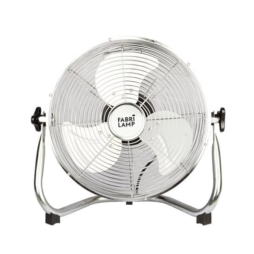 Ventilador Industrial Libis 60w Cromo 40d 3 Velocidades 44x48,5x27,5 Cm