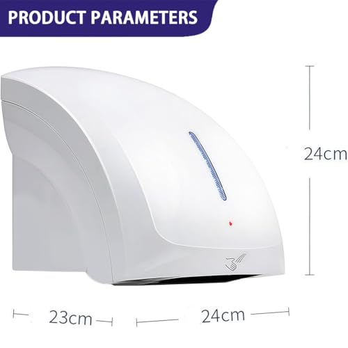 Sèche-mains automatique haute puissance pour toilettes publiques et bureau - 3