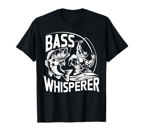Bass Whisperer Pesca de lubina Camiseta